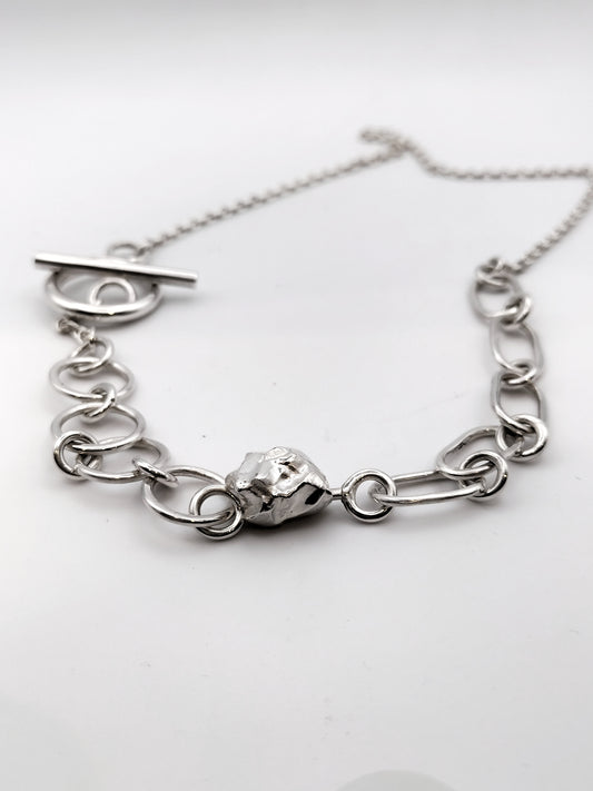 Collier METEORITE ET MAILLONS